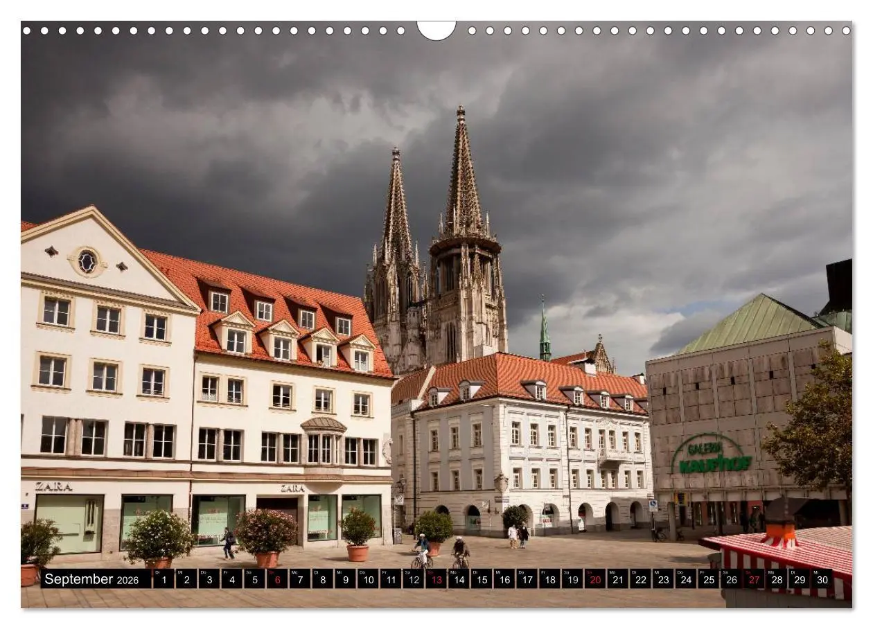 Bild: 9783516121148 | Regensburg - Bayern (Wandkalender 2026 DIN A3 quer), CALVENDO...