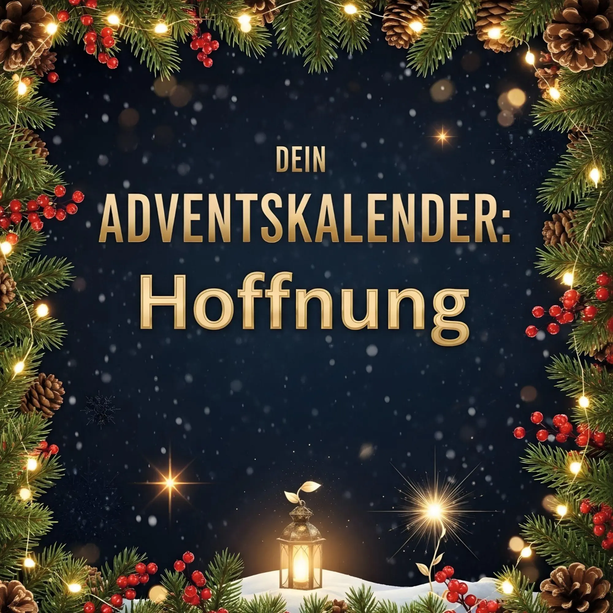 Cover: 9783695321148 | Dein Adventskalender: Hoffnung | 24 inspirierende Tage bis Weihnachten