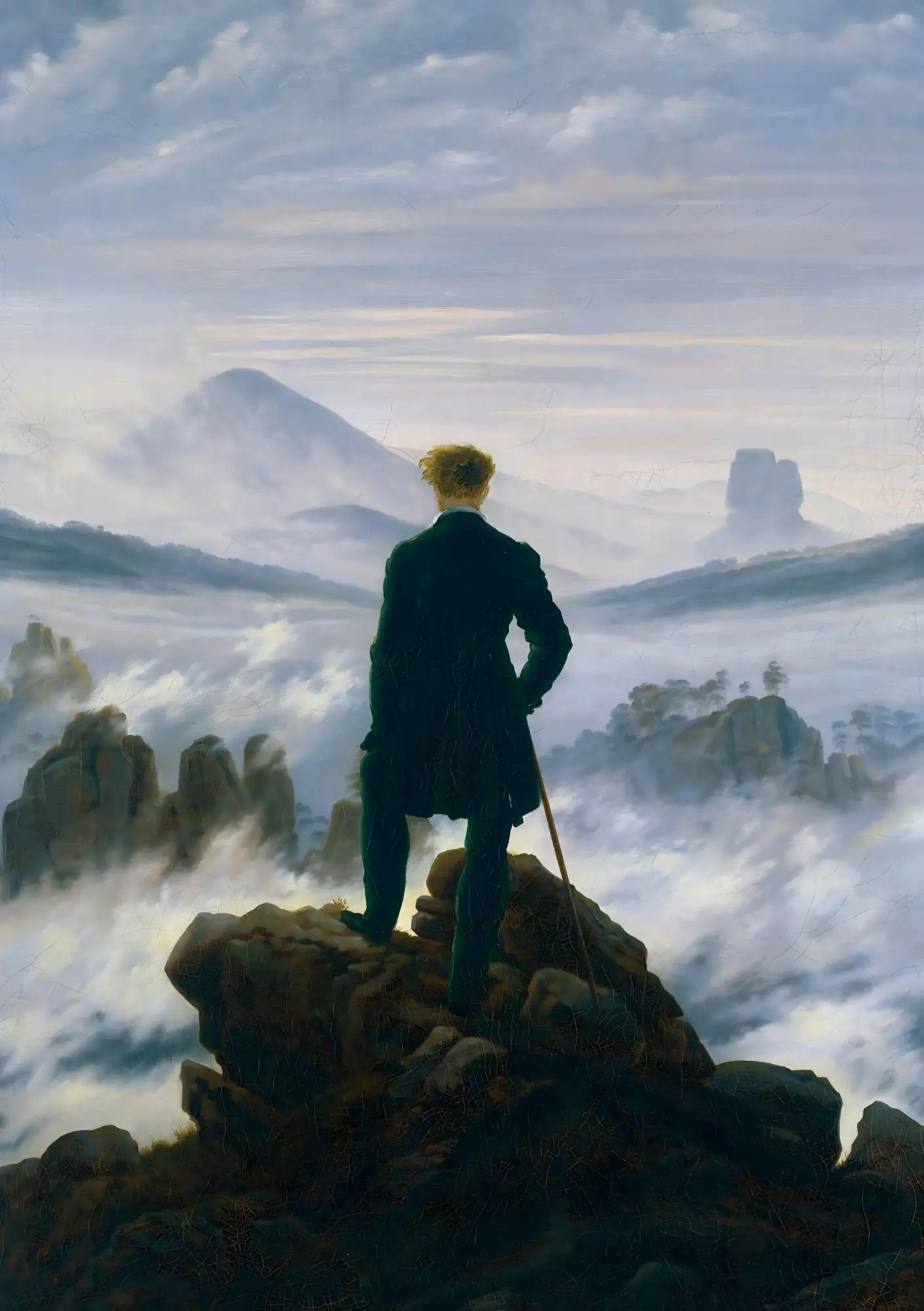 Cover: 9783753801148 | Caspar David Friedrich 'Der Wanderer über dem Nebelmeer' -...