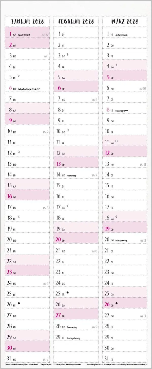 Bild: 9783819301148 | Familienplaner Pretty Birds 2027 | Verlag Korsch | Kalender | 14 S.