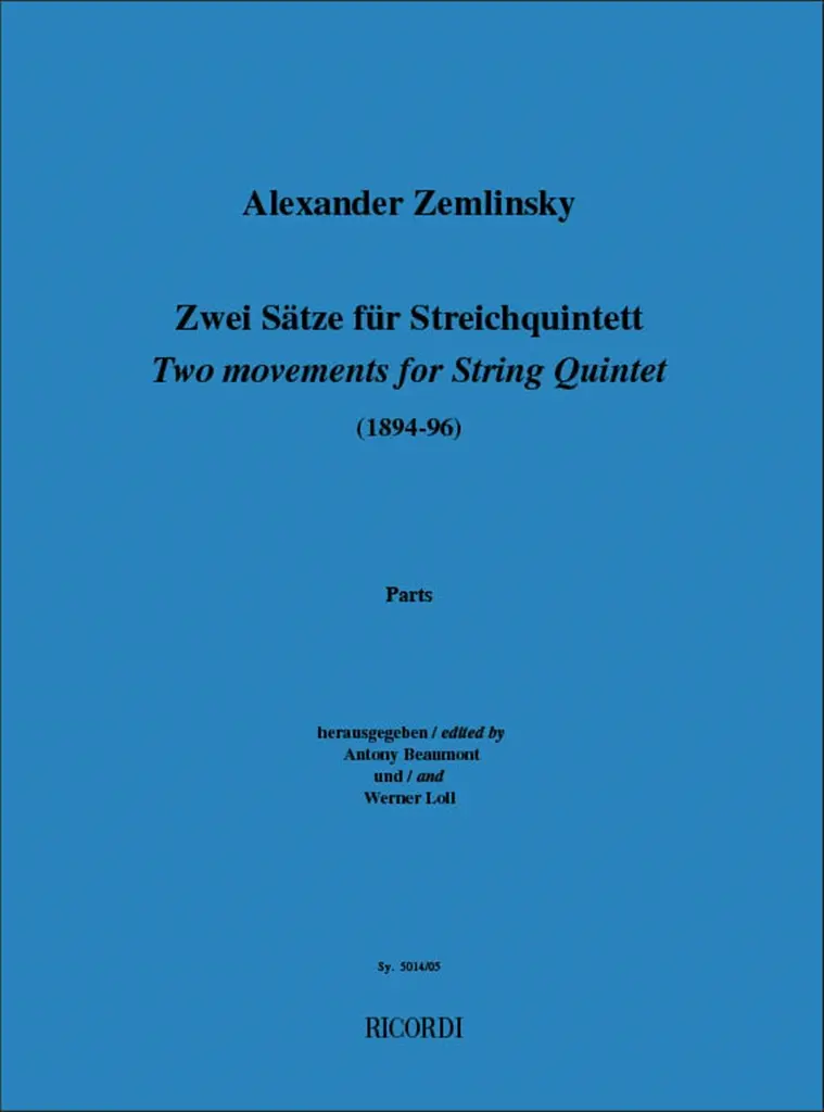 Cover: 9790204251148 | 2 Sätze für Streichquintett für 2 Violinen, 2 Violen und...