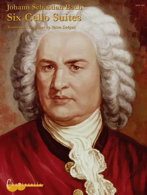 Cover: 9790204701148 | Sechs Cello Suiten | BWV 1007 - 1012. Gitarre., Engl/dt | Bach | Buch