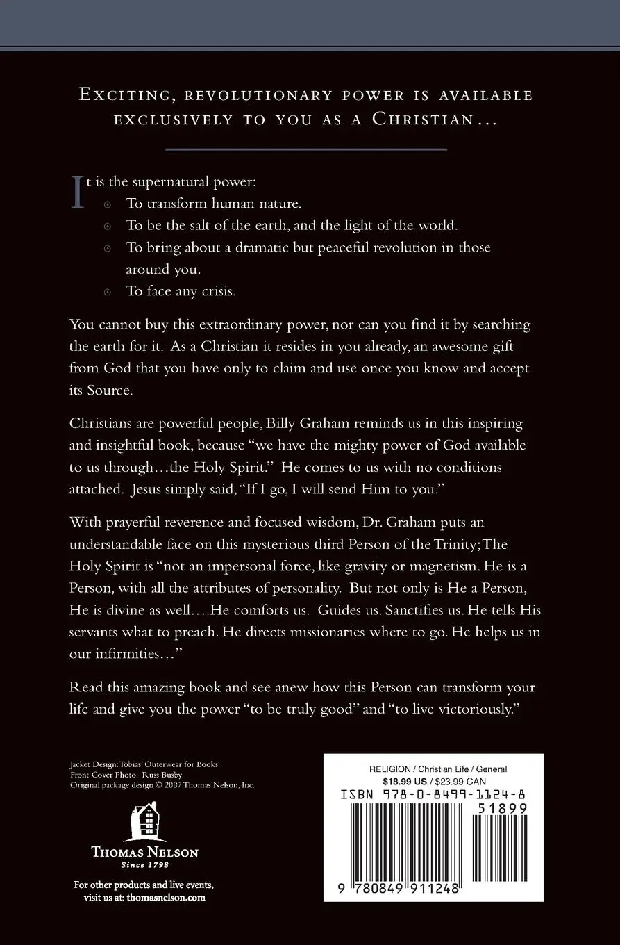 Rückseite: 9780849911248 | The Holy Spirit | Activating God's Power in Your Life | Billy Graham