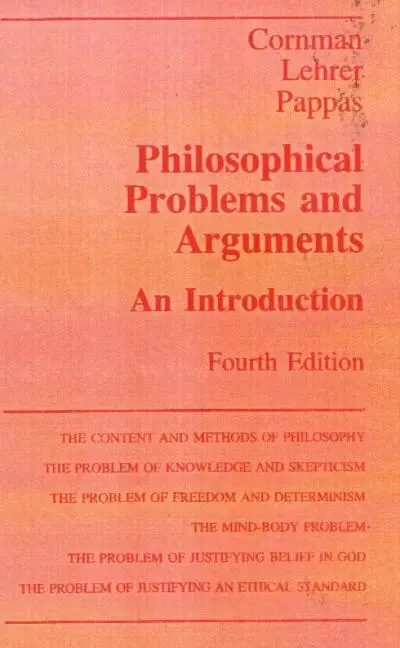 Cover: 9780872201248 | Philosophical Problems and Aurguments | An Introduction | Cornman