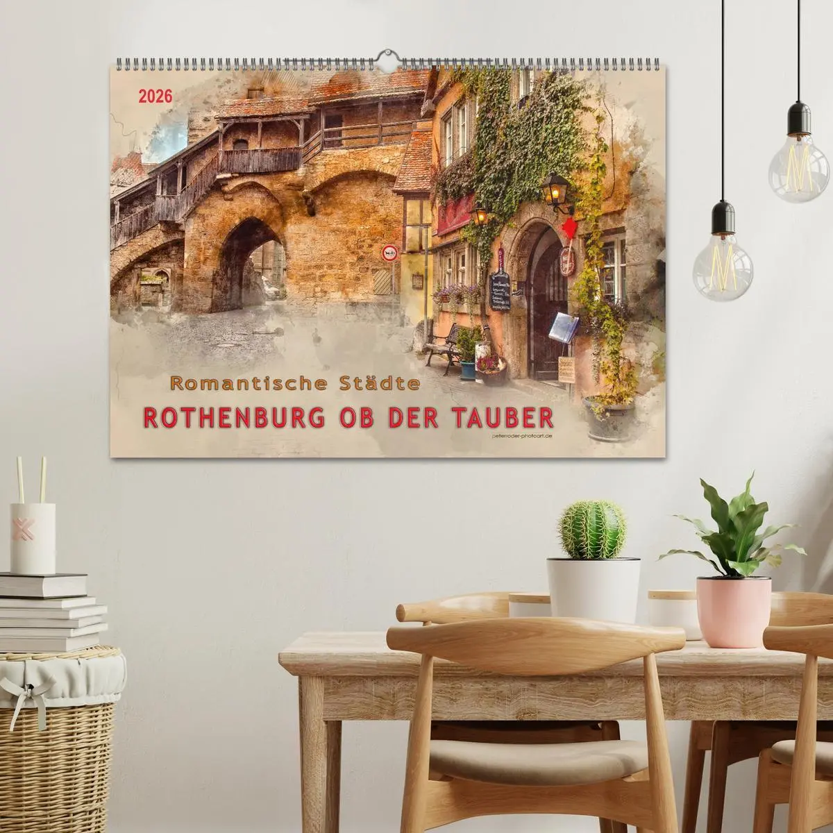Bild: 9783457881248 | Romantische Städte - Rothenburg ob der Tauber (Wandkalender 2026...