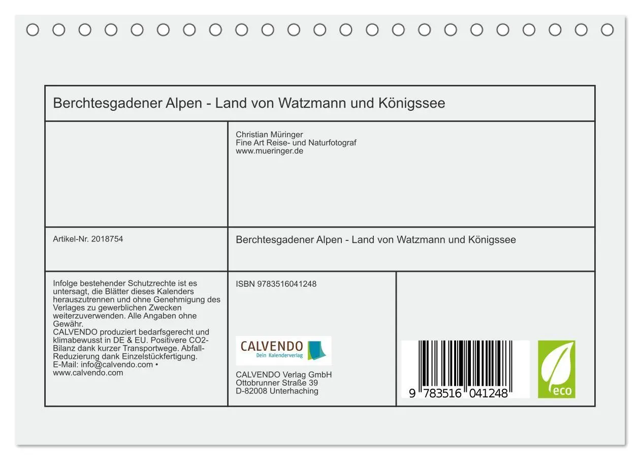 Bild: 9783516041248 | Berchtesgadener Alpen - Land von Watzmann und Königssee...