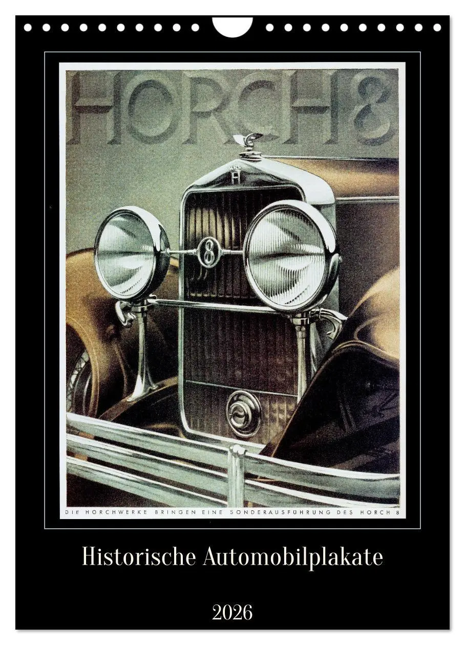Cover: 9783516351248 | Historische Automobilplakate (Wandkalender 2026 DIN A4 hoch),...