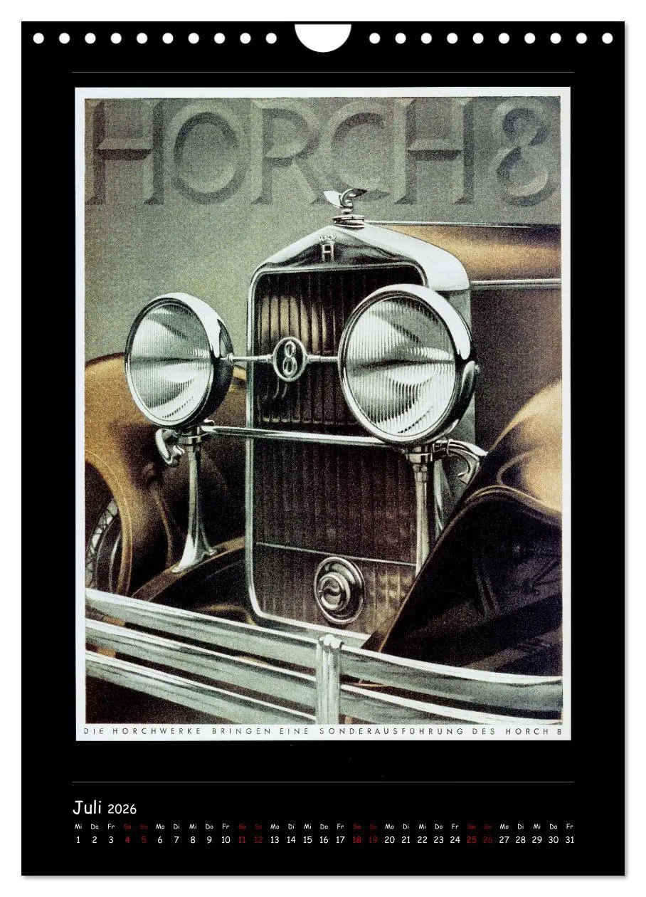 Bild: 9783516351248 | Historische Automobilplakate (Wandkalender 2026 DIN A4 hoch),...