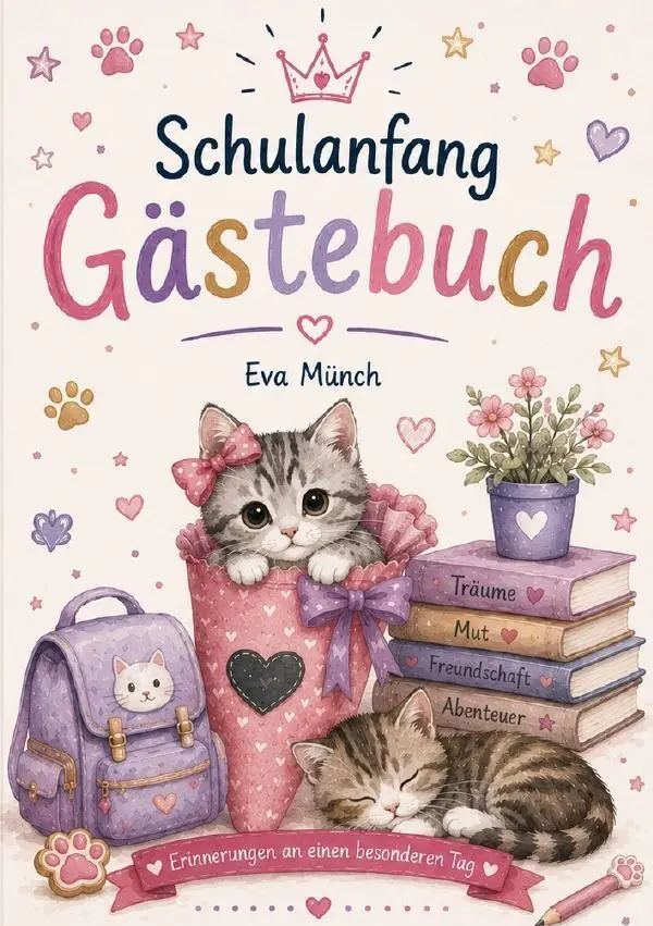 Cover: 9783565481248 | Gästebuch Schulanfang Thema Katzen | Eva Münch | Taschenbuch | 108 S.