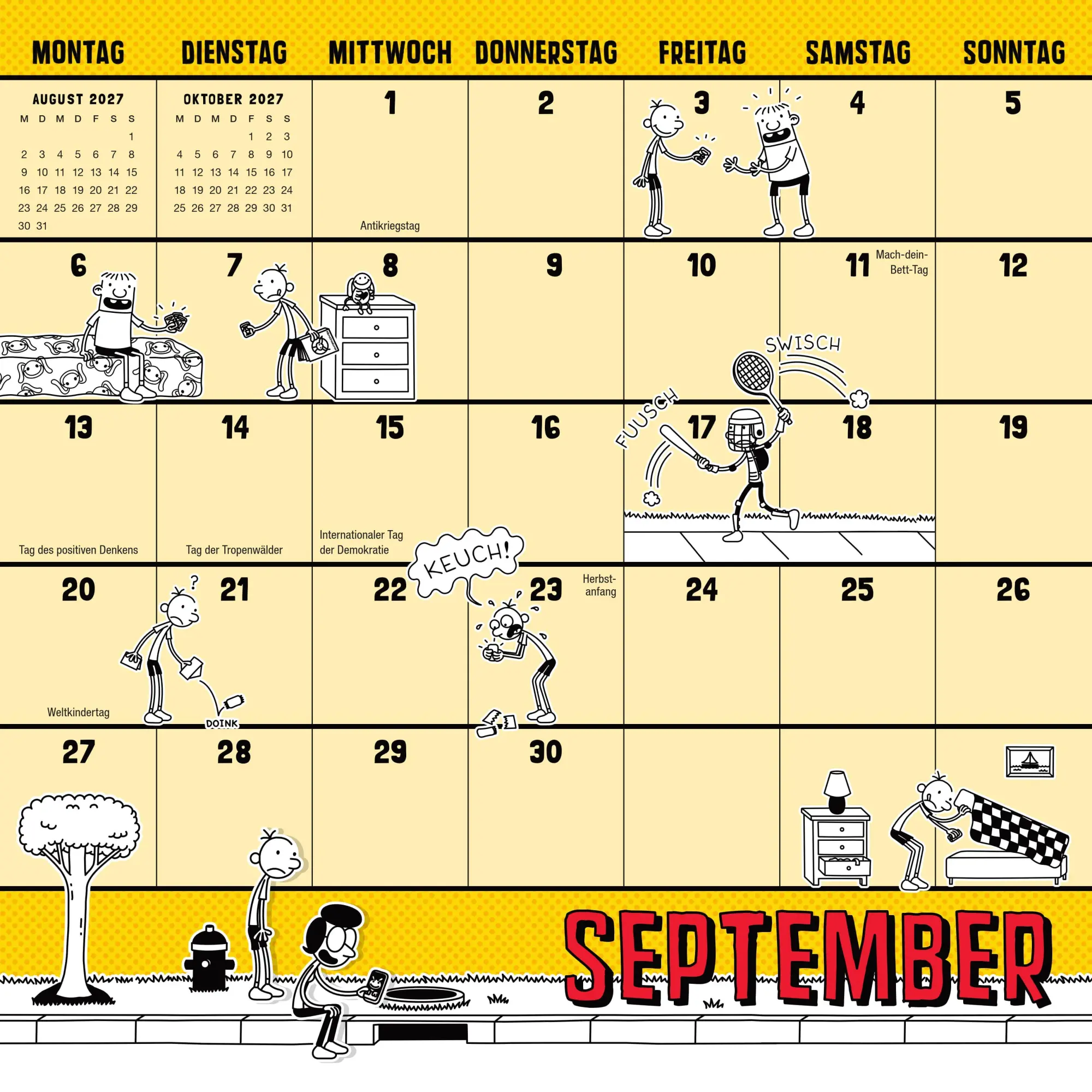 Bild: 9783833911248 | Gregs Kalender 2027 | Jeff Kinney | Kalender | Gregs Tagebuch | 26 S.