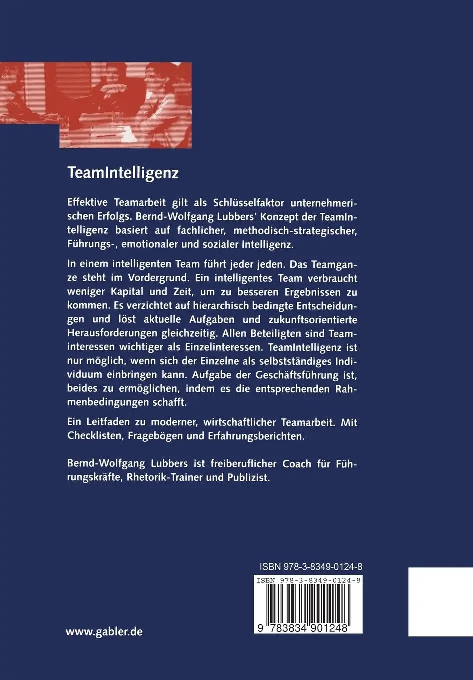 Rückseite: 9783834901248 | TeamIntelligenz: Ein intelligentes Team ist mehr als die Summe...