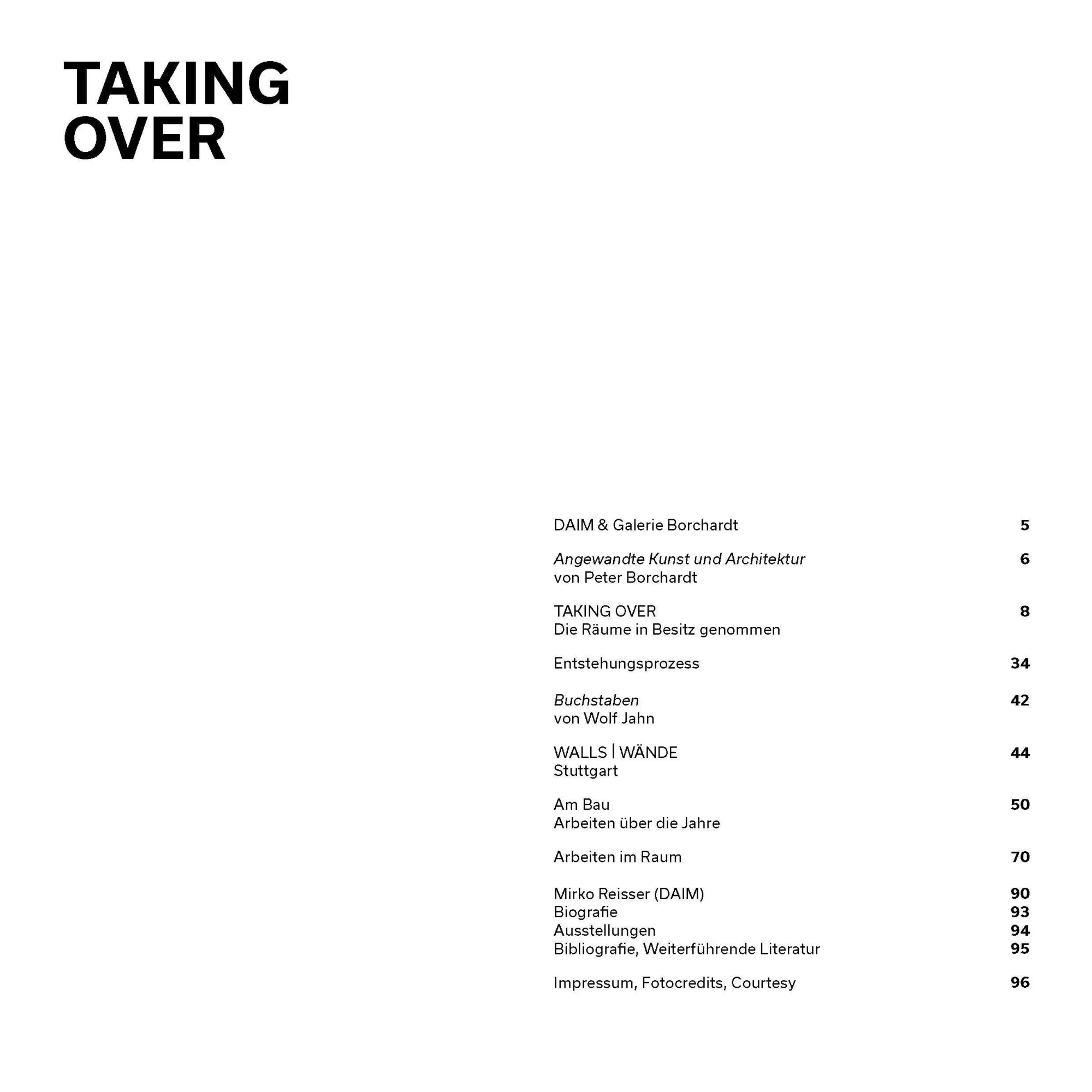 Bild: 9783000691348 | Taking Over | Wolf Jahn (u. a.) | Taschenbuch | 96 S. | Deutsch | 2021