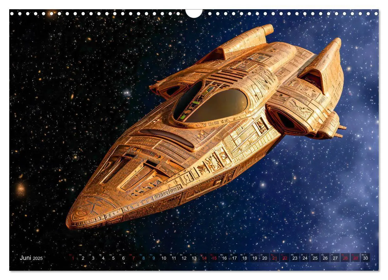 Bild: 9783383761348 | Raumschiffe - Im Universum durch Raum und Zeit (Wandkalender 2025...