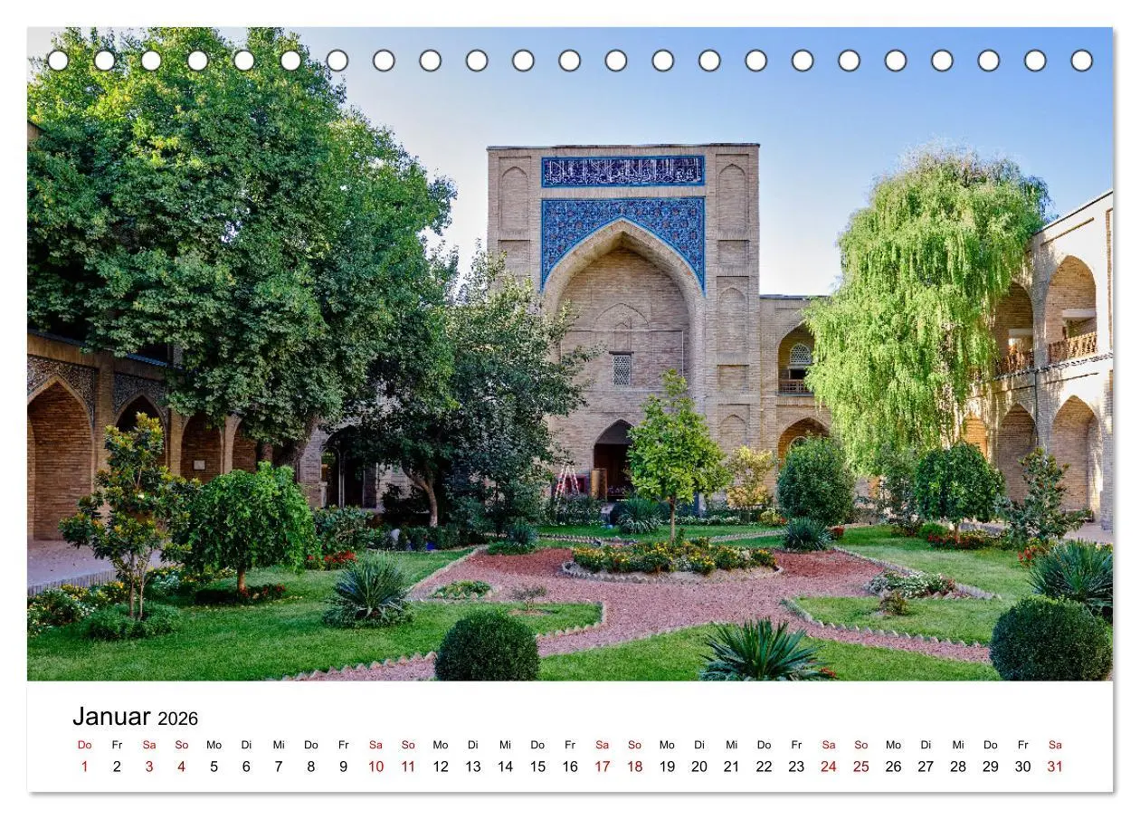 Bild: 9783457491348 | Zentralasien - Entlang der alten Seidenstraße (Tischkalender 2026...