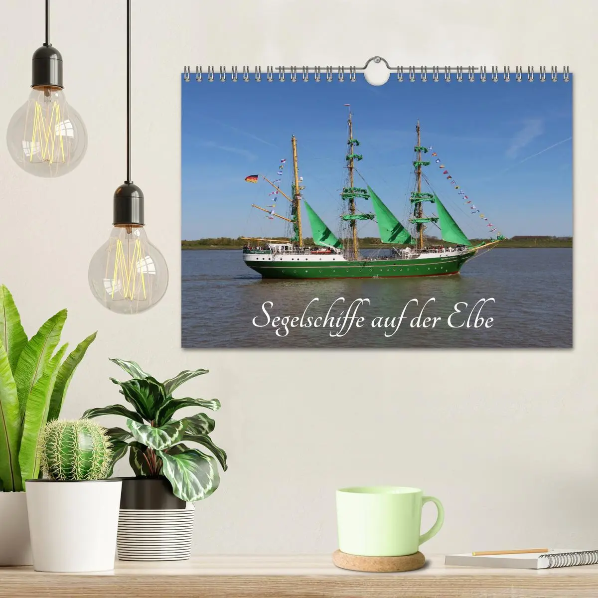 Bild: 9783457871348 | Segelschiffe auf der Elbe (Wandkalender 2026 DIN A4 quer), CALVENDO...
