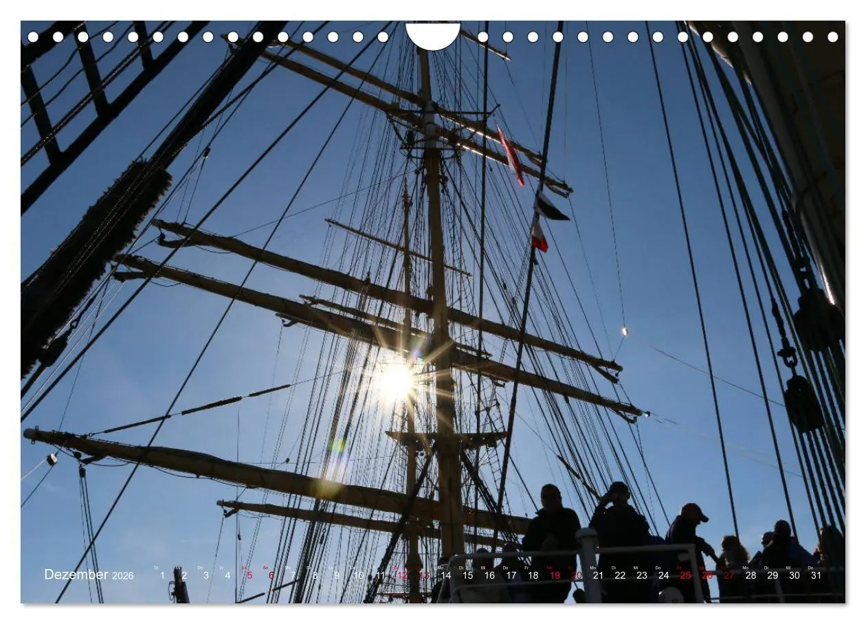 Bild: 9783457871348 | Segelschiffe auf der Elbe (Wandkalender 2026 DIN A4 quer), CALVENDO...