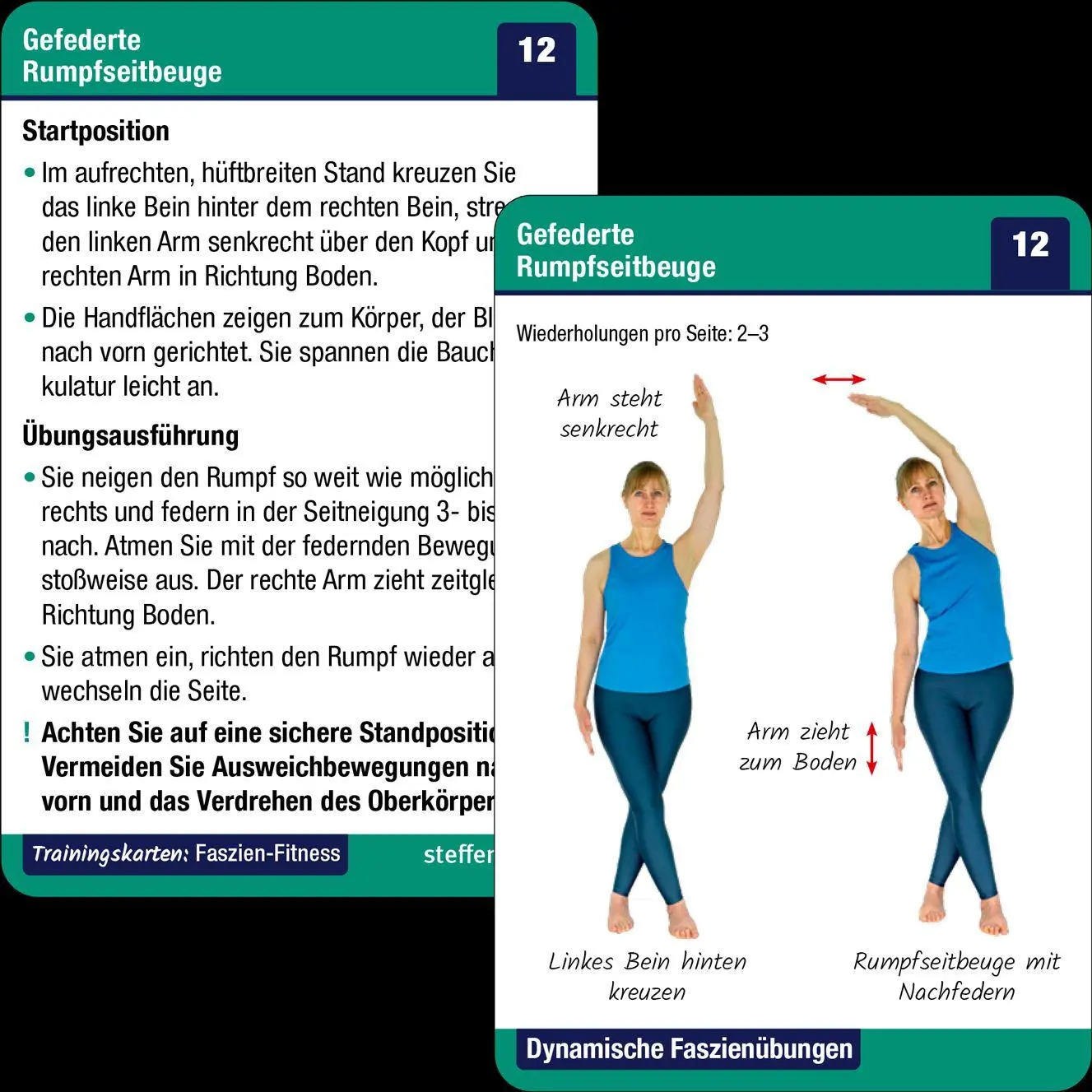 Bild: 9783957991348 | Trainingskarten Faszien-Fitness | Ronald Thomschke (u. a.) | Buch