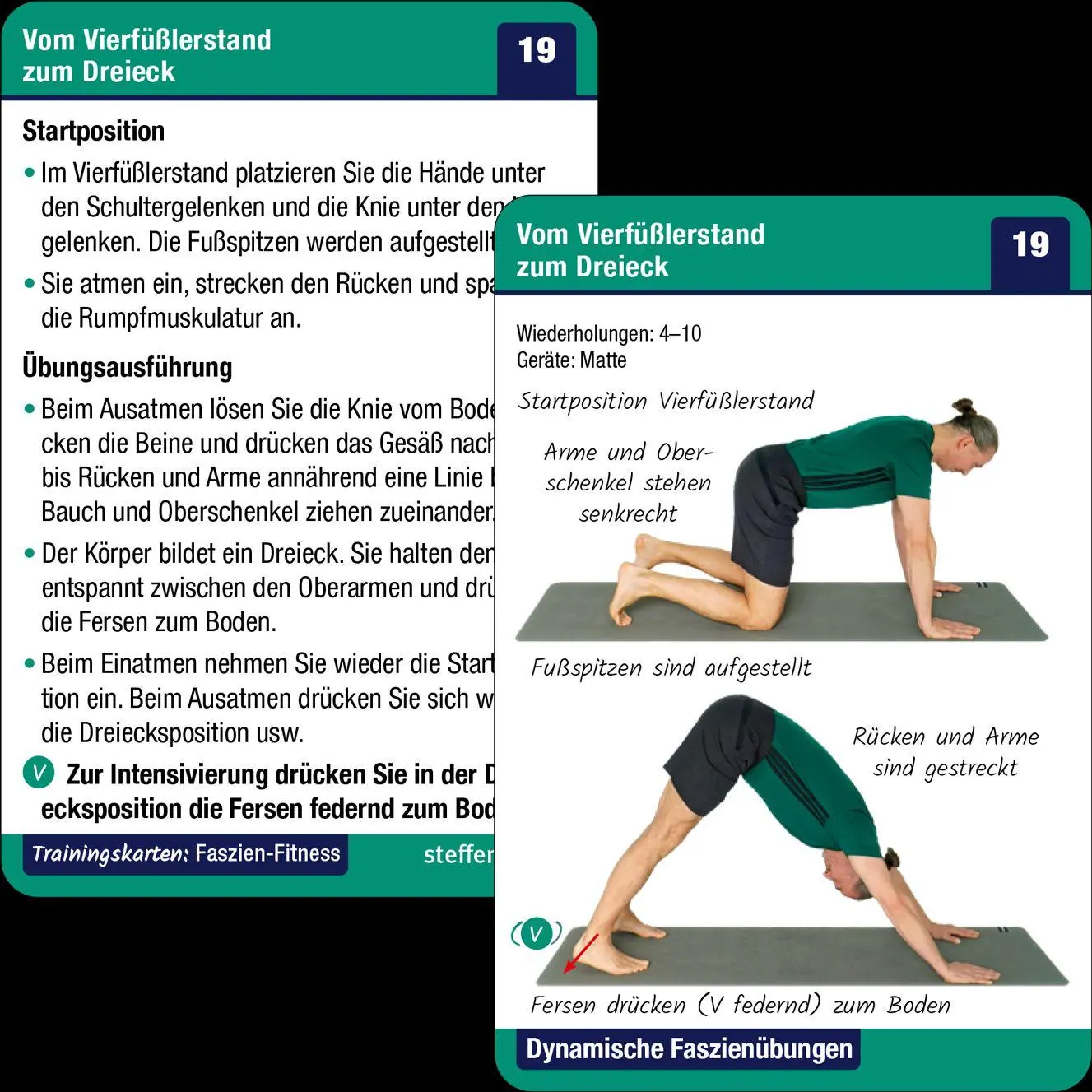 Bild: 9783957991348 | Trainingskarten Faszien-Fitness | Ronald Thomschke (u. a.) | Buch