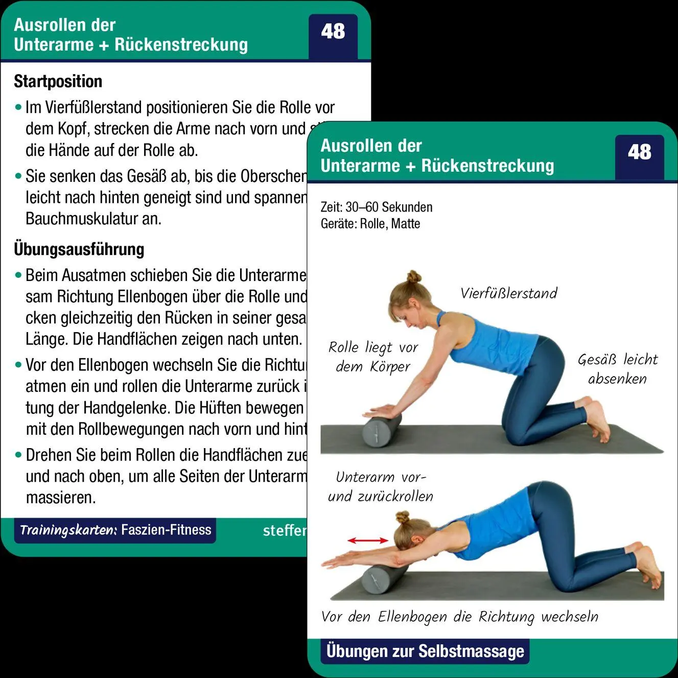 Bild: 9783957991348 | Trainingskarten Faszien-Fitness | Ronald Thomschke (u. a.) | Buch