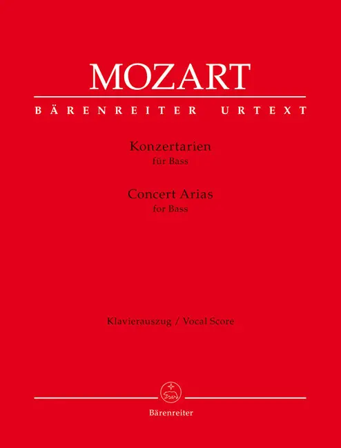 Cover: 9790006541348 | Konzertarien für Bass | Wolfgang Amadeus Mozart | Buch | Buch | 2014