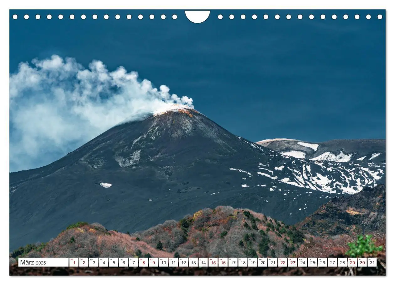Bild: 9783383821448 | Ätna - Europas höchster Vulkan (Wandkalender 2025 DIN A4 quer),...