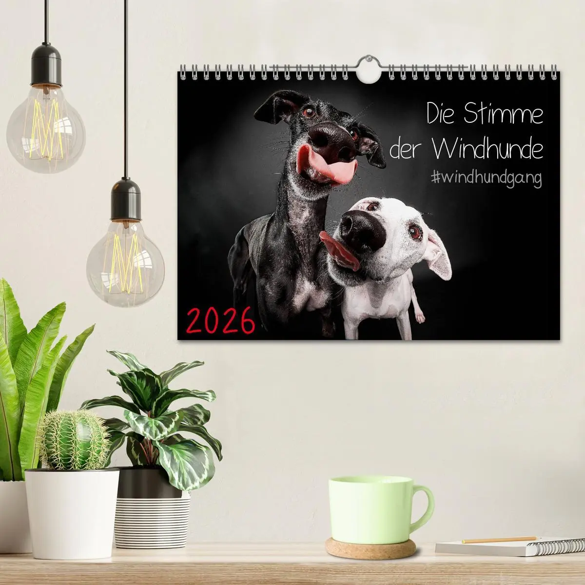 Bild: 9783457791448 | Die Stimme der Windhunde (Wandkalender 2026 DIN A4 quer), CALVENDO...
