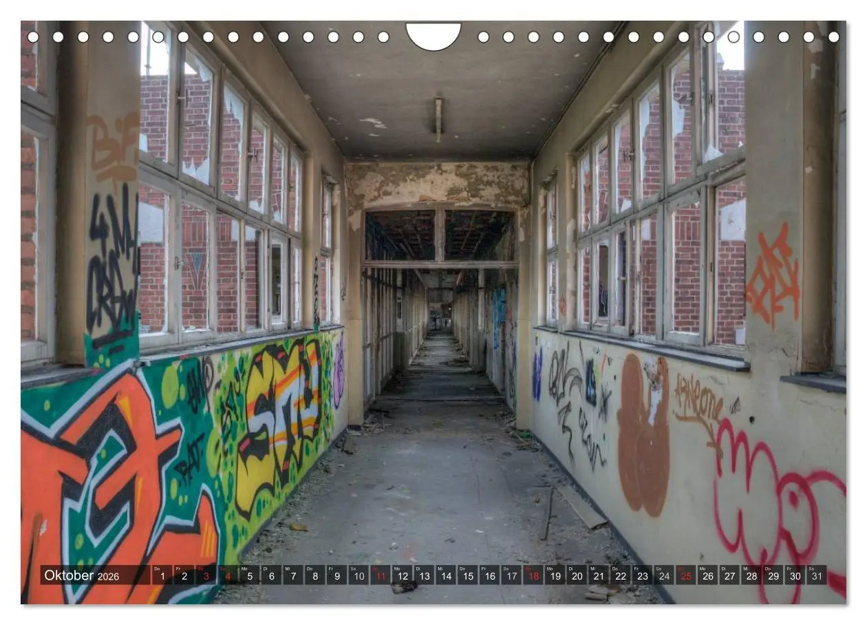 Bild: 9783516191448 | Lost Places in Deutschland 2026 (Wandkalender 2026 DIN A4 quer),...