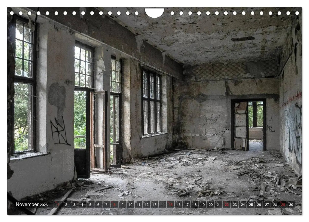 Bild: 9783516191448 | Lost Places in Deutschland 2026 (Wandkalender 2026 DIN A4 quer),...