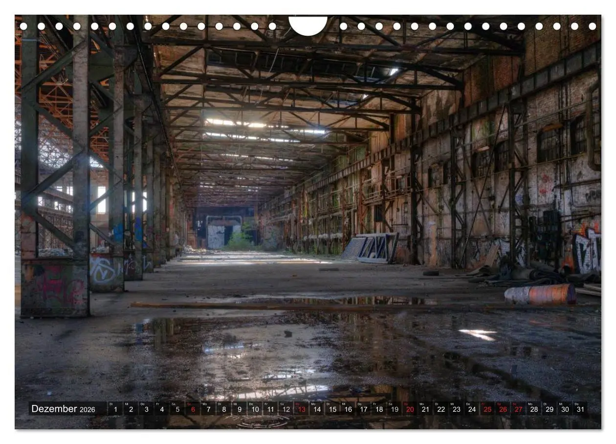 Bild: 9783516191448 | Lost Places in Deutschland 2026 (Wandkalender 2026 DIN A4 quer),...