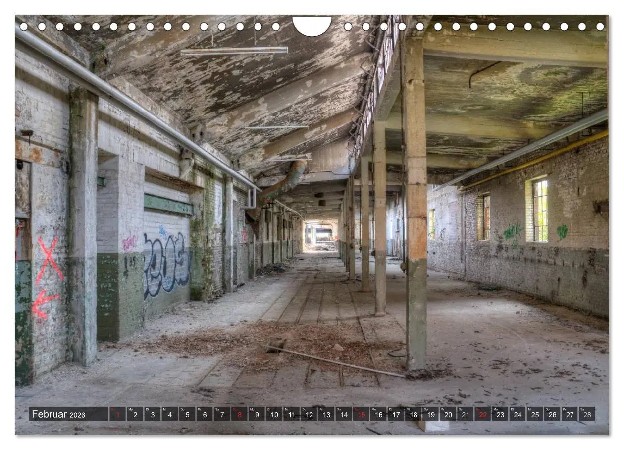 Bild: 9783516191448 | Lost Places in Deutschland 2026 (Wandkalender 2026 DIN A4 quer),...