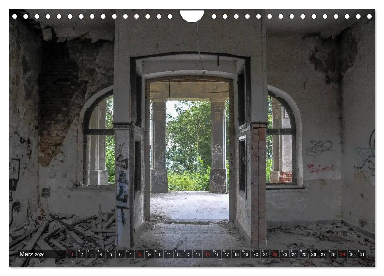 Bild: 9783516191448 | Lost Places in Deutschland 2026 (Wandkalender 2026 DIN A4 quer),...