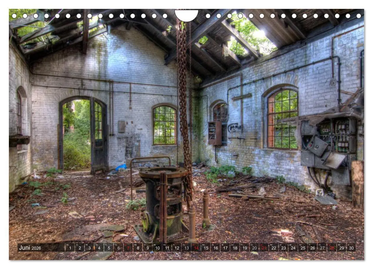 Bild: 9783516191448 | Lost Places in Deutschland 2026 (Wandkalender 2026 DIN A4 quer),...