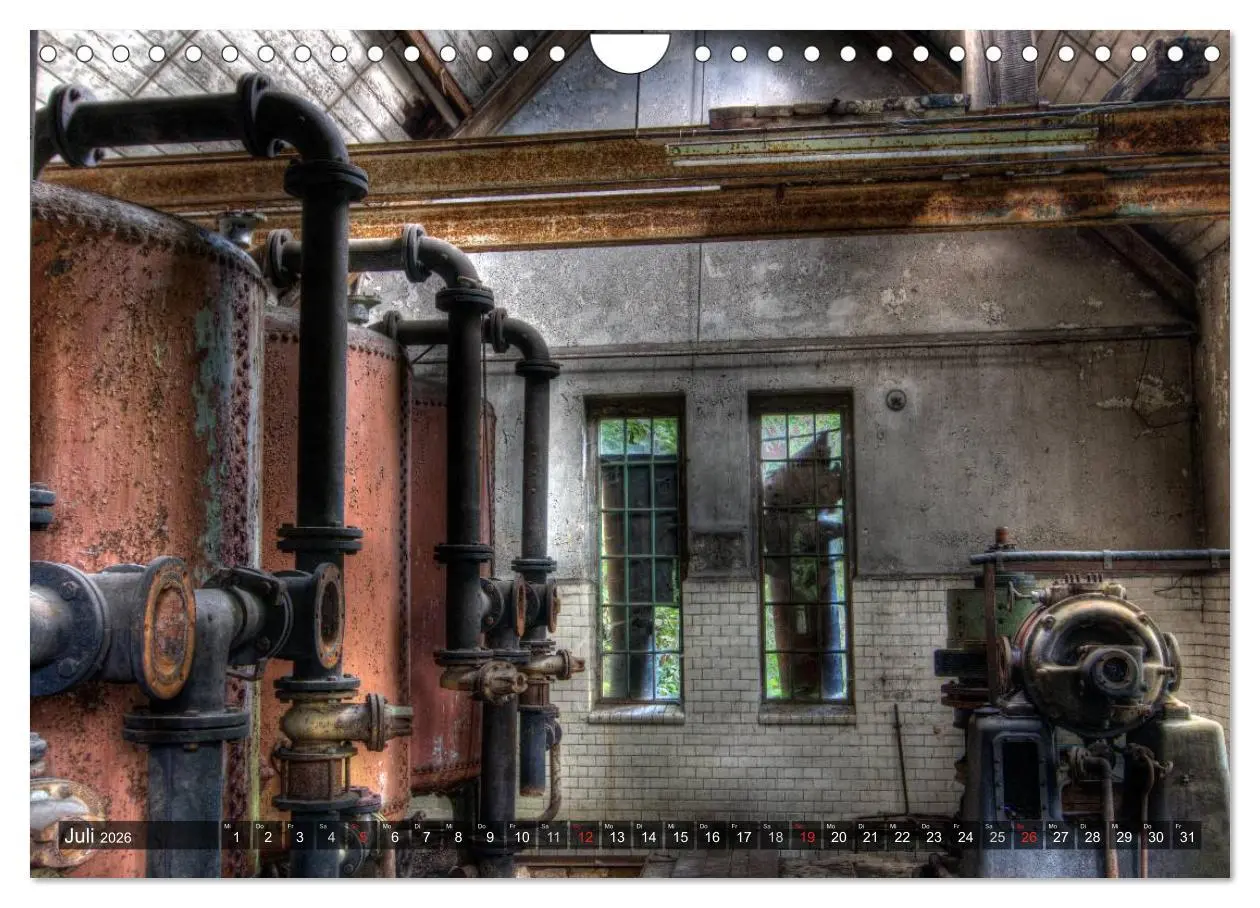 Bild: 9783516191448 | Lost Places in Deutschland 2026 (Wandkalender 2026 DIN A4 quer),...