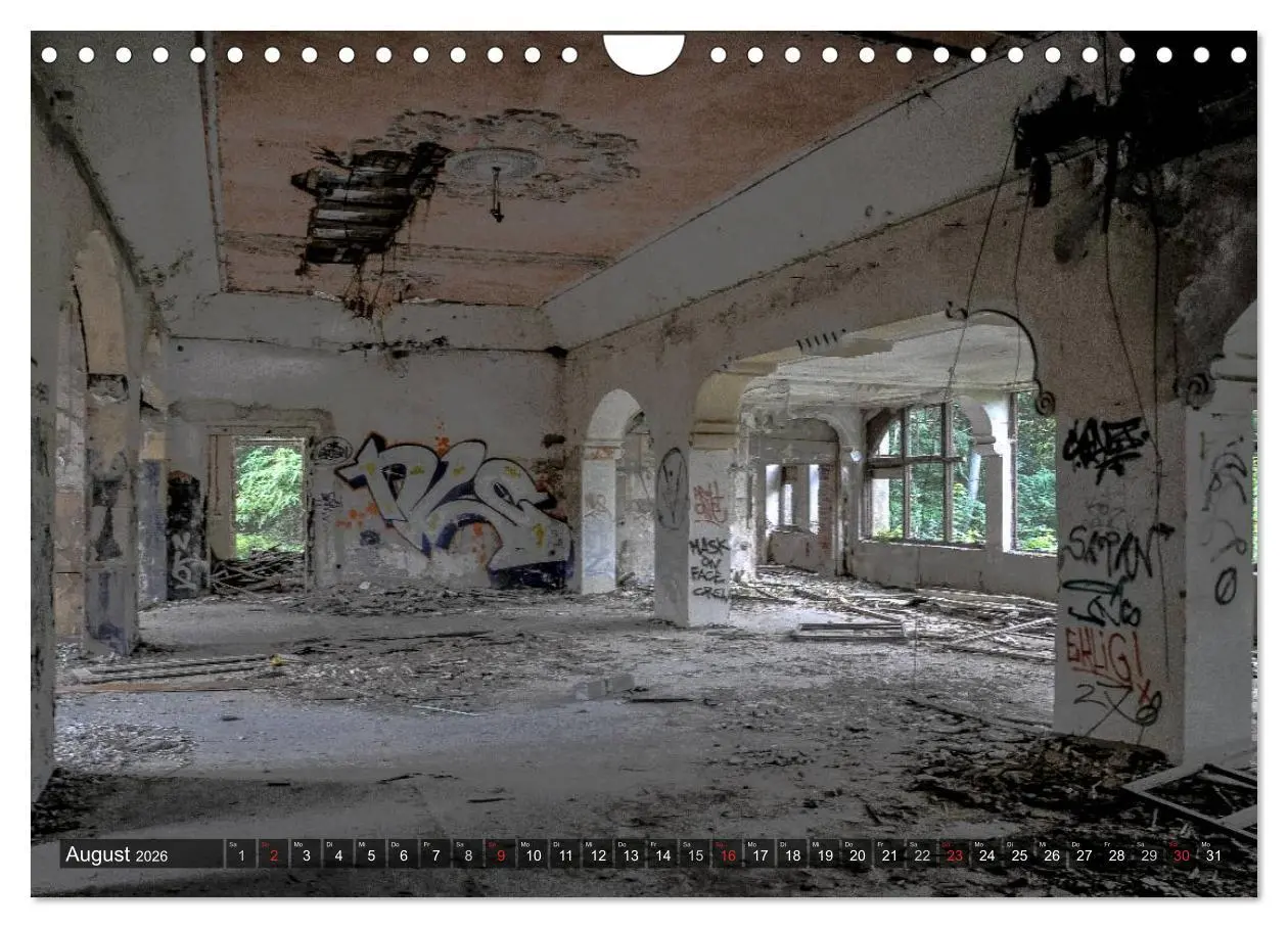 Bild: 9783516191448 | Lost Places in Deutschland 2026 (Wandkalender 2026 DIN A4 quer),...