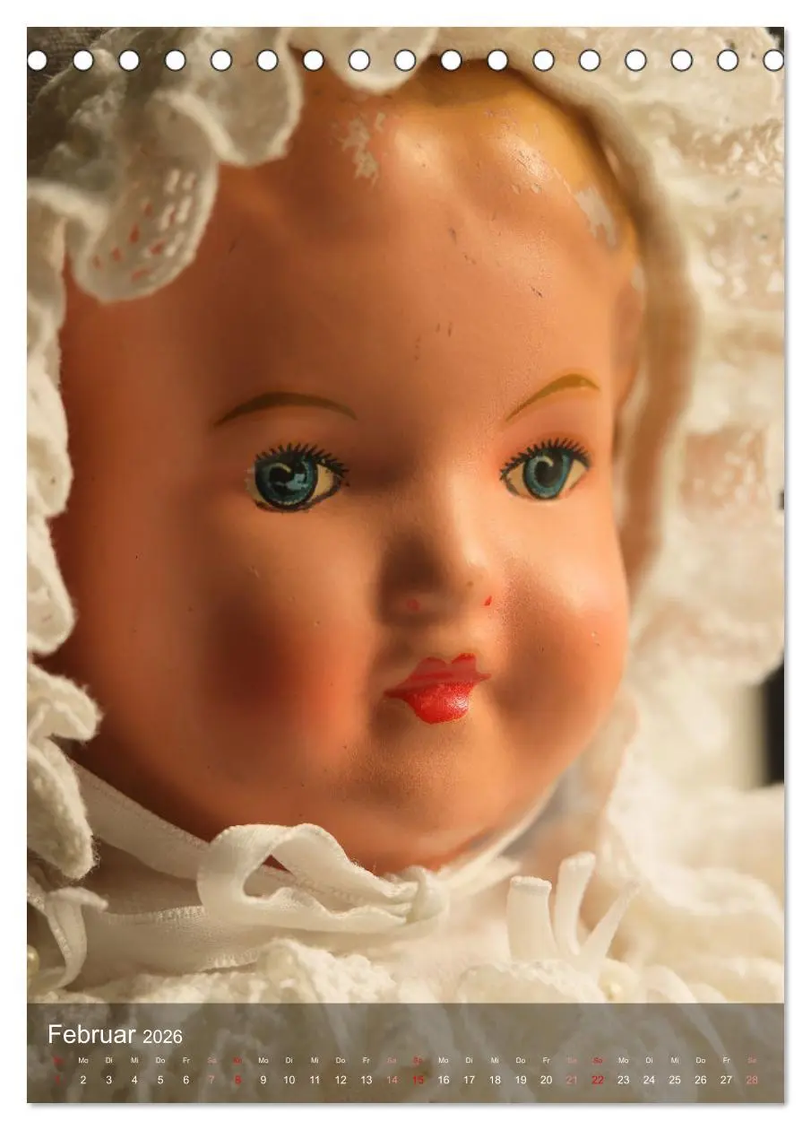 Bild: 9783516331448 | Puppen-Gesichter (Tischkalender 2026 DIN A5 hoch), CALVENDO...