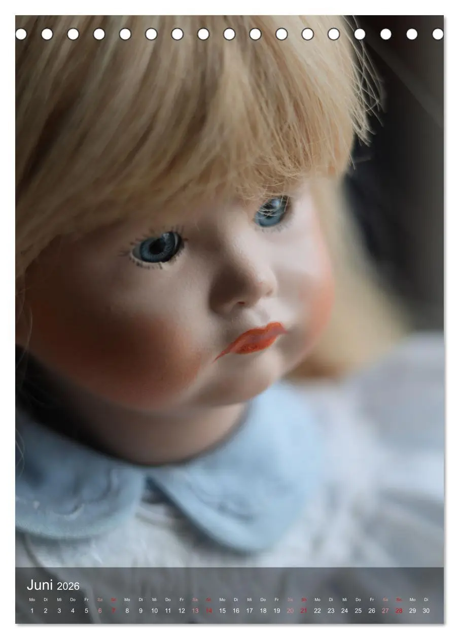 Bild: 9783516331448 | Puppen-Gesichter (Tischkalender 2026 DIN A5 hoch), CALVENDO...