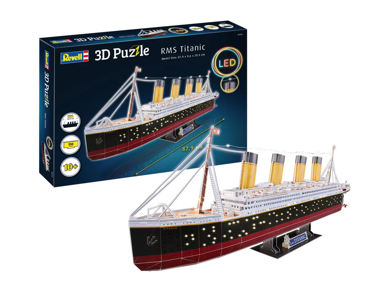 Cover: 4009803001548 | RMS Titanic - LED Edition 3D (Puzzle) | Spiel | In Karton | 00154