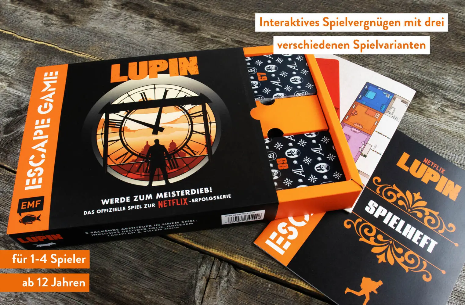 Bild: 4260478341548 | Lupin: Escape Game - Das offizielle Spiel zur Netflix-Erfolgsserie!...
