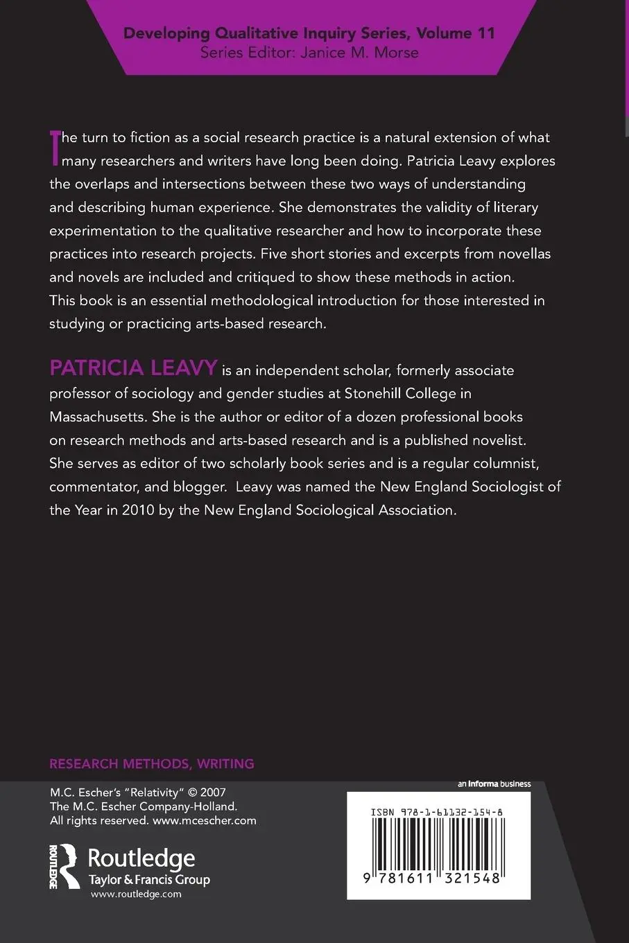 Rückseite: 9781611321548 | Fiction as Research Practice | Short Stories, Novellas, and Novels