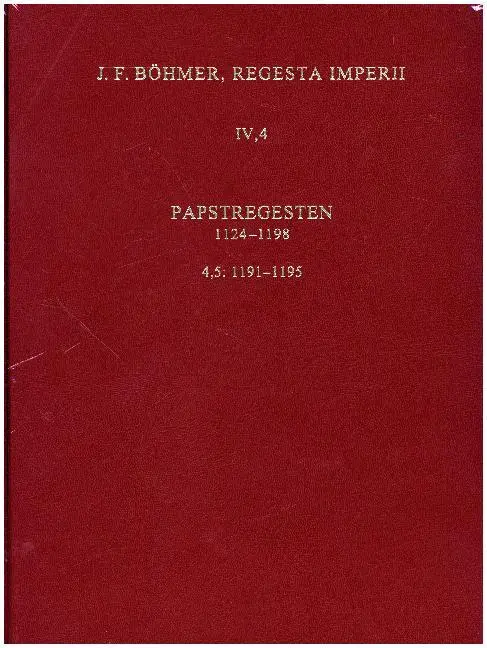Cover: 9783412511548 | Papstregesten 1191-1195 | Ulrich Schmidt | Buch | XIV | Deutsch | 2018