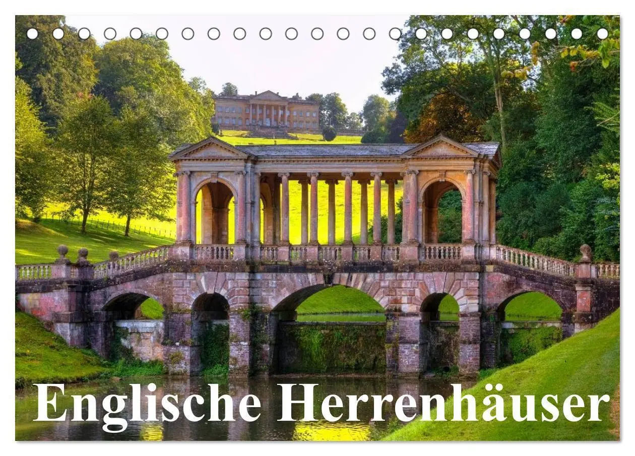 Cover: 9783435691548 | Englische Herrenhäuser (Tischkalender 2025 DIN A5 quer), CALVENDO...