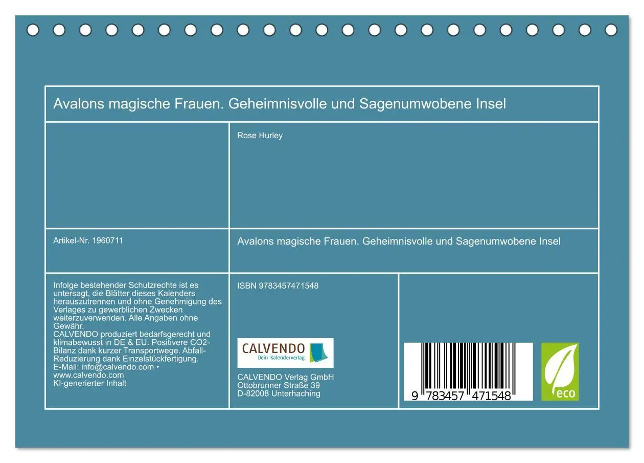Bild: 9783457471548 | Avalons magische Frauen. Geheimnisvolle und Sagenumwobene Insel...