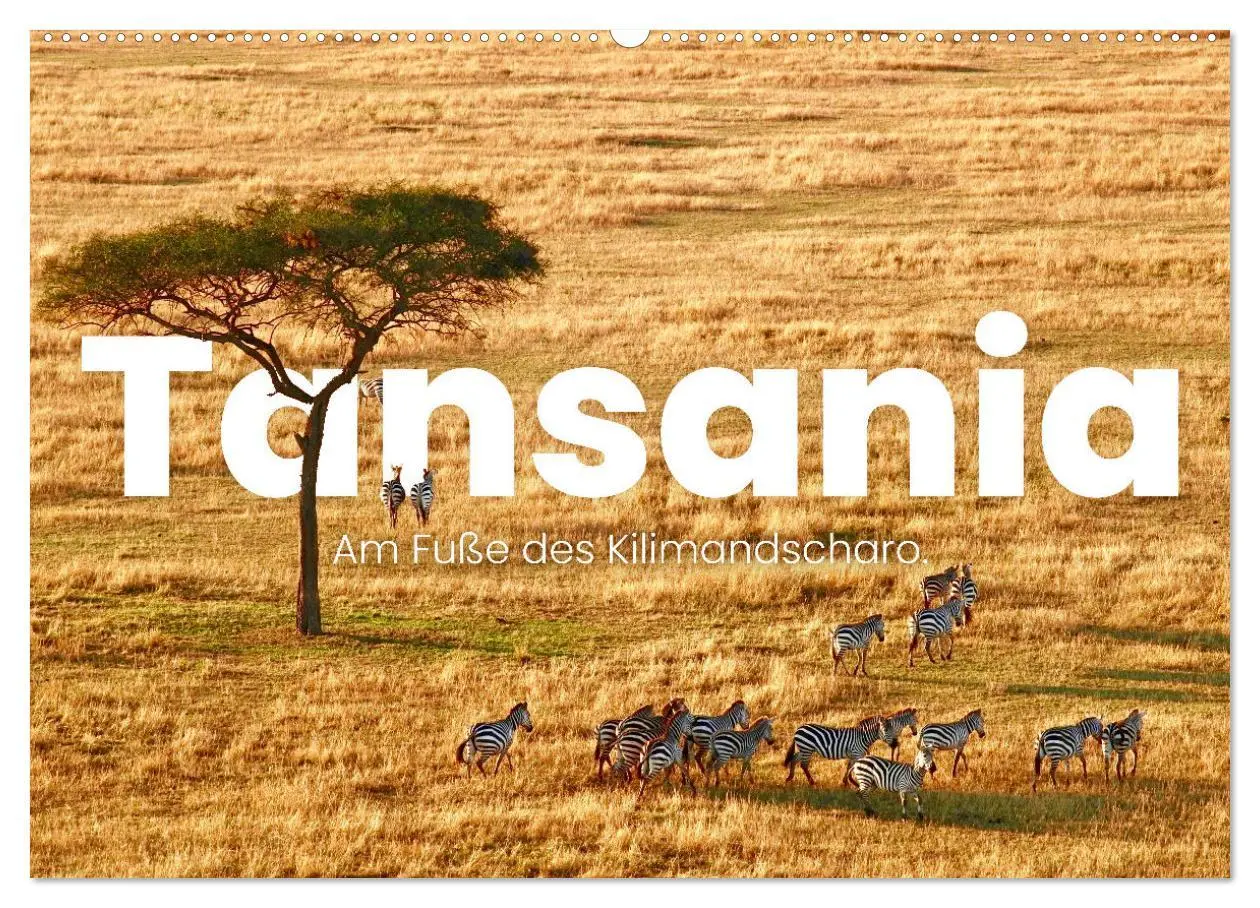 Cover: 9783457611548 | Tansania - Am Fuße des Kilimandscharo. (Wandkalender 2026 DIN A2...