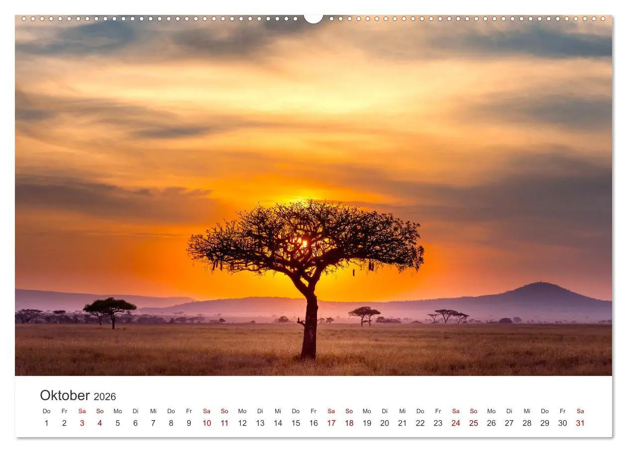 Bild: 9783457611548 | Tansania - Am Fuße des Kilimandscharo. (Wandkalender 2026 DIN A2...