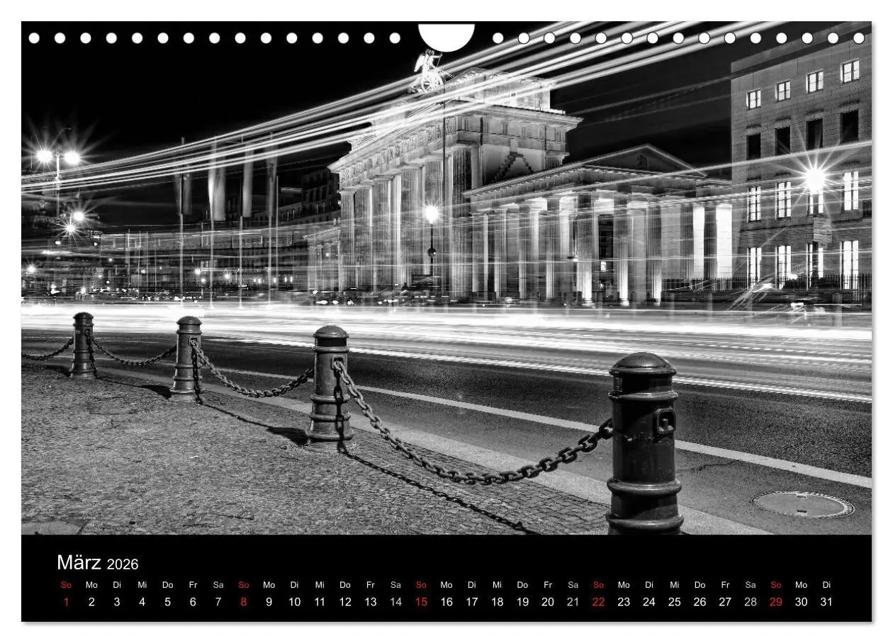 Bild: 9783516181548 | Berlin Monochrome (Wandkalender 2026 DIN A4 quer), CALVENDO...