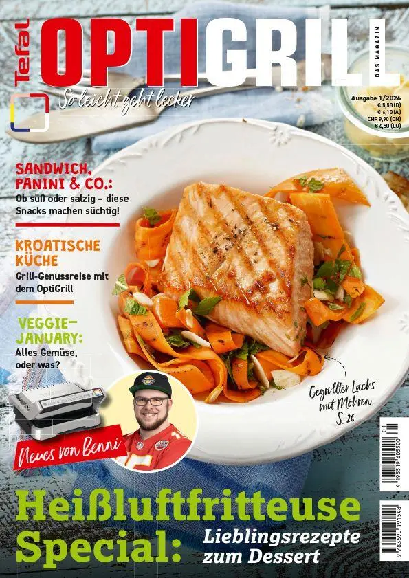 Cover: 9783690191548 | Tefal OptiGrill Magazin - Heißluftfritteuse Special | Taschenbuch