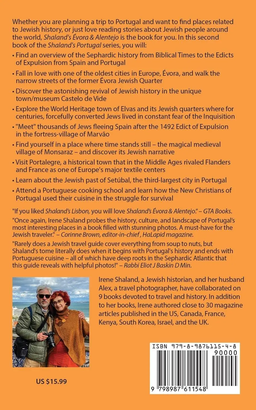 Rückseite: 9798987611548 | Shaland's Évora &amp; Alentejo | Irene Shaland | Taschenbuch | Englisch
