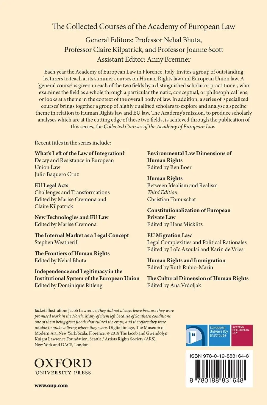 Rückseite: 9780198831648 | EU Administrative Law 3e Ccael C | Craig | Buch | Gebunden | Englisch