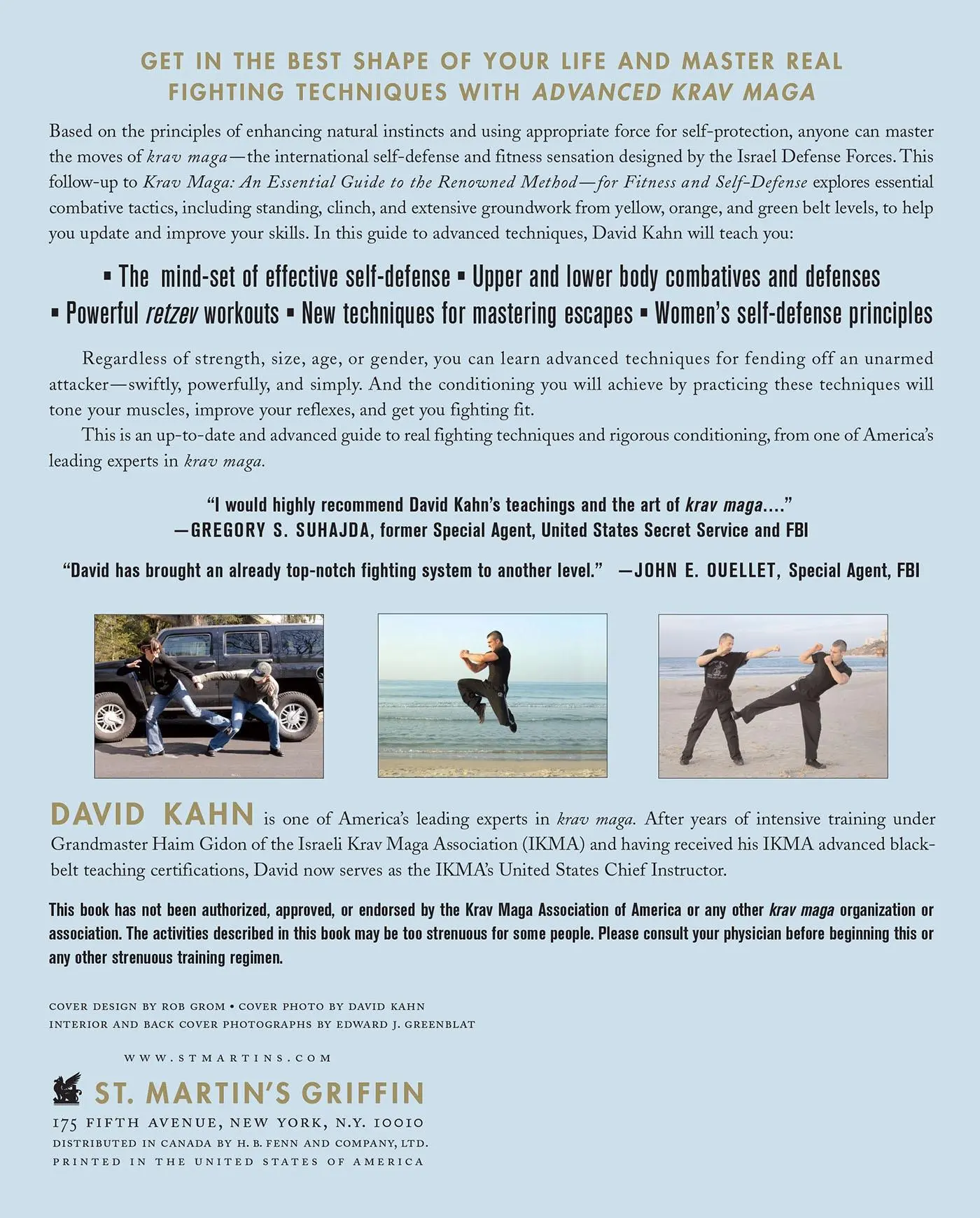 Rückseite: 9780312361648 | Advanced Krav Maga | David Kahn | Taschenbuch | Englisch | 2008