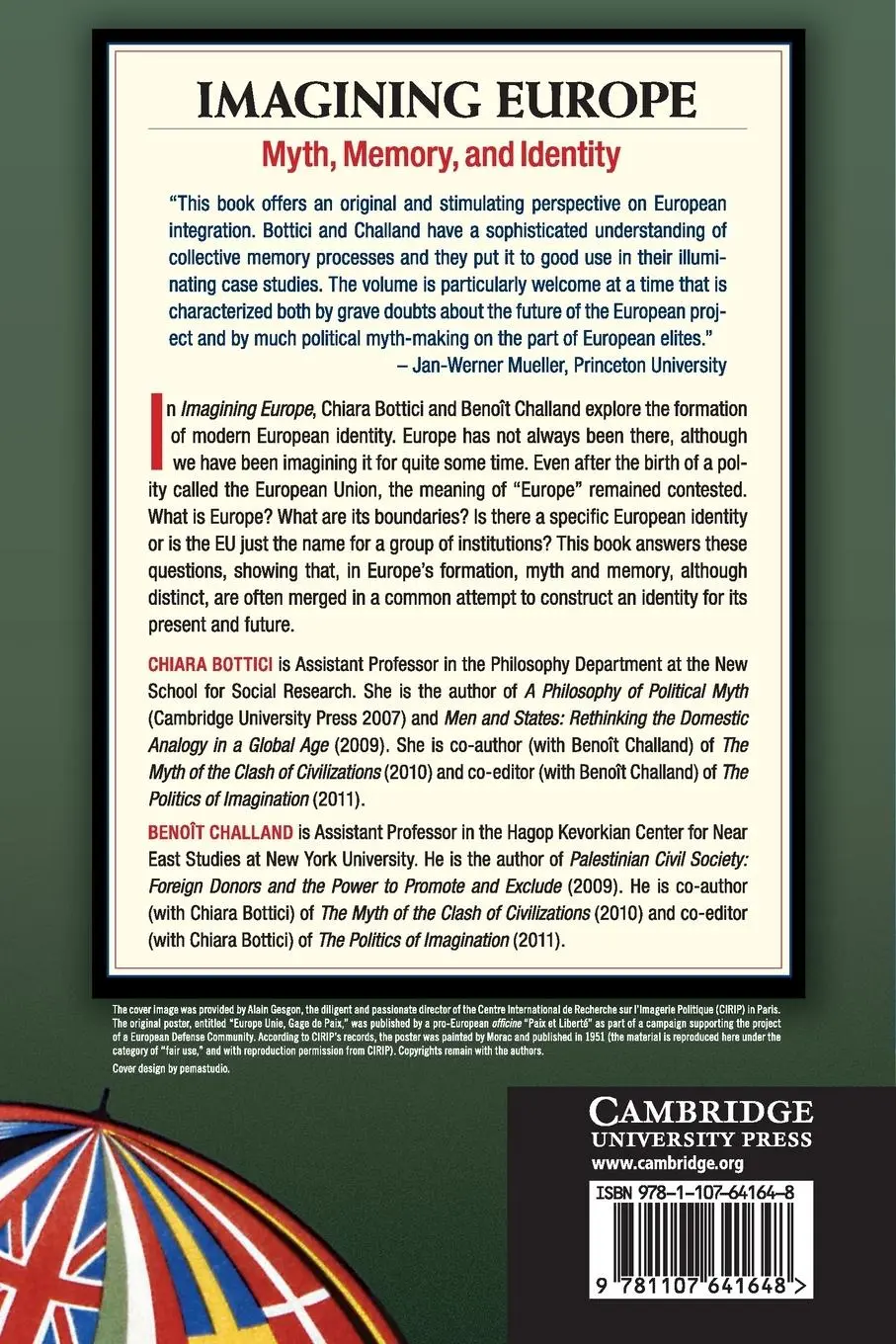 Rückseite: 9781107641648 | Imagining Europe | Chiara Bottici (u. a.) | Taschenbuch | Englisch